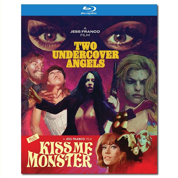 SJ-10386A 赫苏斯 弗朗哥:卧底天使/Two Undercover Angels+吻我吧,怪物/Kiss Me Monster 1969/BD25×2:幕后花絮/Vinegar Syndrome邪典情色系列