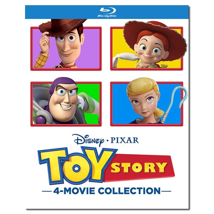 LJ-0517A 皮克斯:玩具总动员/反斗奇兵/Toy Story 1-4 终极收藏版/BD25×4:幕后花絮/附国配/奥斯卡最佳动画片/《电影手册》年度十佳