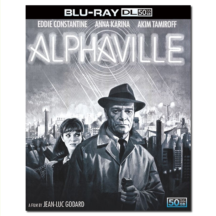 SJ-51100A 戈达尔:阿尔法城/阿尔伐城/阿尔发城/Alphaville,une étrange aventure de Lemmy Caution/Alphaville 1965/BD50:埃迪 康斯坦丁/安娜 卡里娜/阿基姆 坦米罗夫/让 皮埃尔 利奥德/幕后花絮/柏林金熊奖/《电影手册》年度十佳