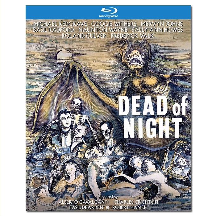 SJ-12529A 死亡之夜/深夜/Dead of Night 1945/BD25:默文 约翰斯/罗兰 卡尔弗/玛丽 梅罗尔/乔姬 韦瑟斯/弗雷德里克 瓦尔克/幕后花絮/英国恐怖佳作