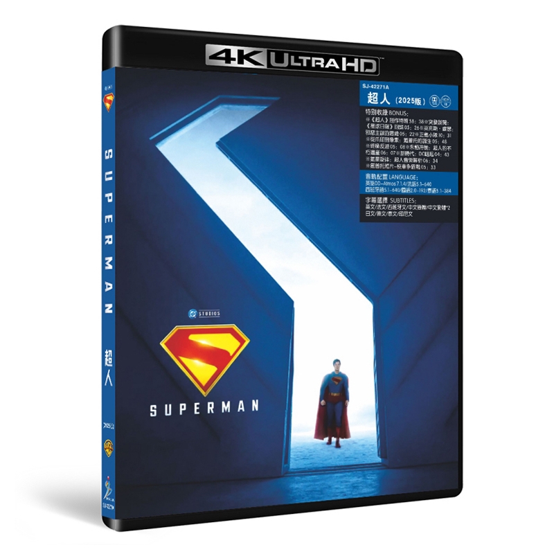 SJ-42271A 超人/超人:传承/超人:遗产/Superman:Legacy 2025/精装4KUHD:大卫 科伦斯韦/瑞秋 布罗斯纳安/尼古拉斯 霍尔特/幕后花絮/附国配/DC超级英雄系列